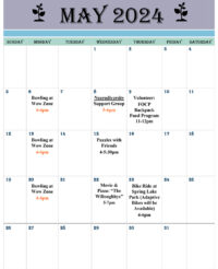 SMILES CIL May 2024 Events Calendar