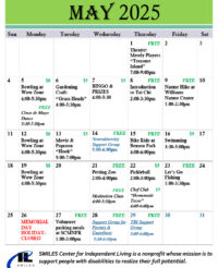 SMILES CIL May 2025 Events Calendar